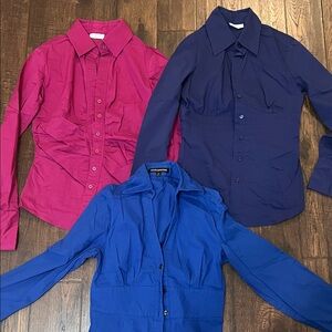 Work Button-Up Shirt Trio